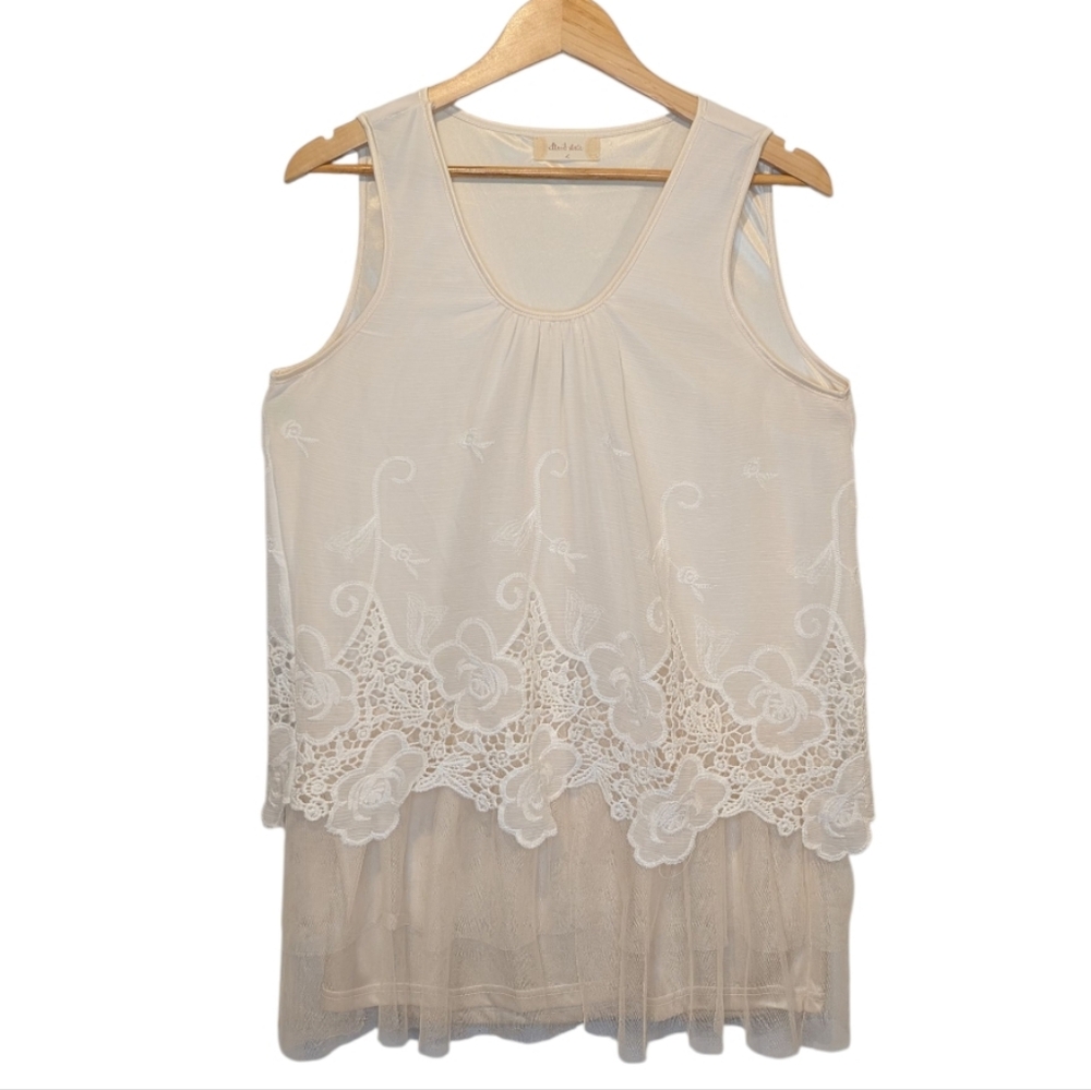 Altar'd State Sleeveless Tank Top Tunic Size Large